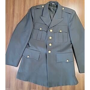 Vintage US Army 3rd Cavalry Jacket Coat 40R Military EUC